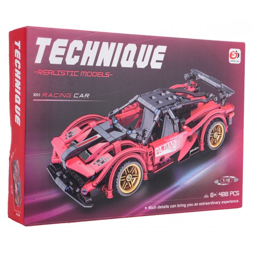 Sports Car Red Blocks 482 pcs.