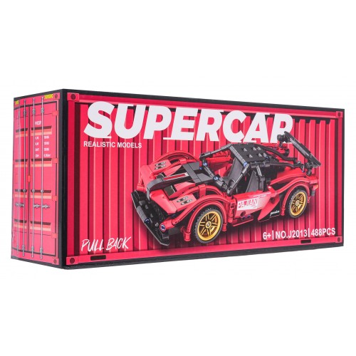 Sports Car Red Brick Set 482 pcs.