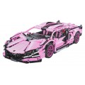 Sports Car Blocks Pink 1280pcs.