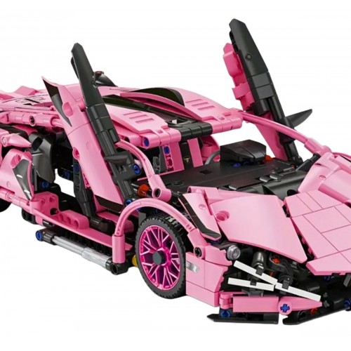 Sports Car Blocks Pink 1280pcs.
