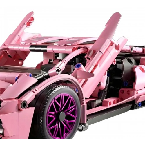 Sports Car Blocks Pink 1280pcs.