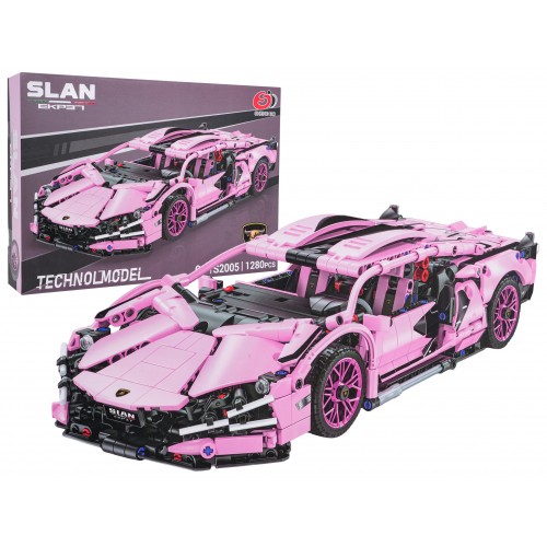 Sports Car Blocks Pink 1280pcs.