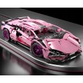 Sports Car Blocks Pink 1280pcs.