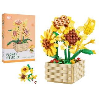 Flowers Sunflowers Blocks Set 550pcs.