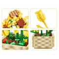 Flowers Sunflowers Blocks Set 550pcs.