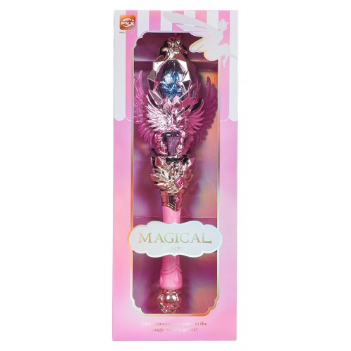 Magic Wand with Light and Sound Function Pink