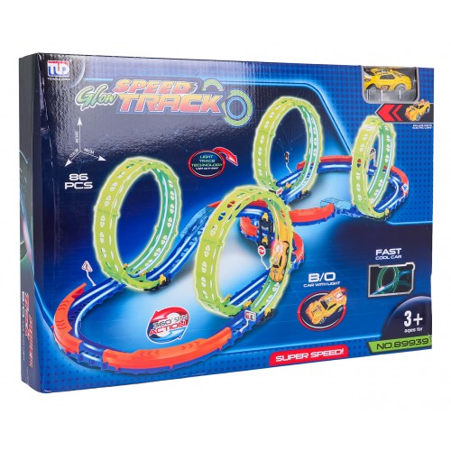 Glow in the Dark Race Track 86pcs.