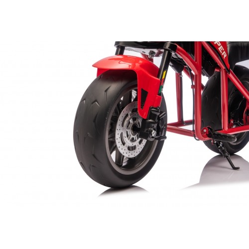 Vehicle Motorcycle SUPERMOTO Red