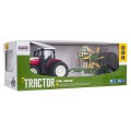 Tractor + Rake RC 1:24 Red