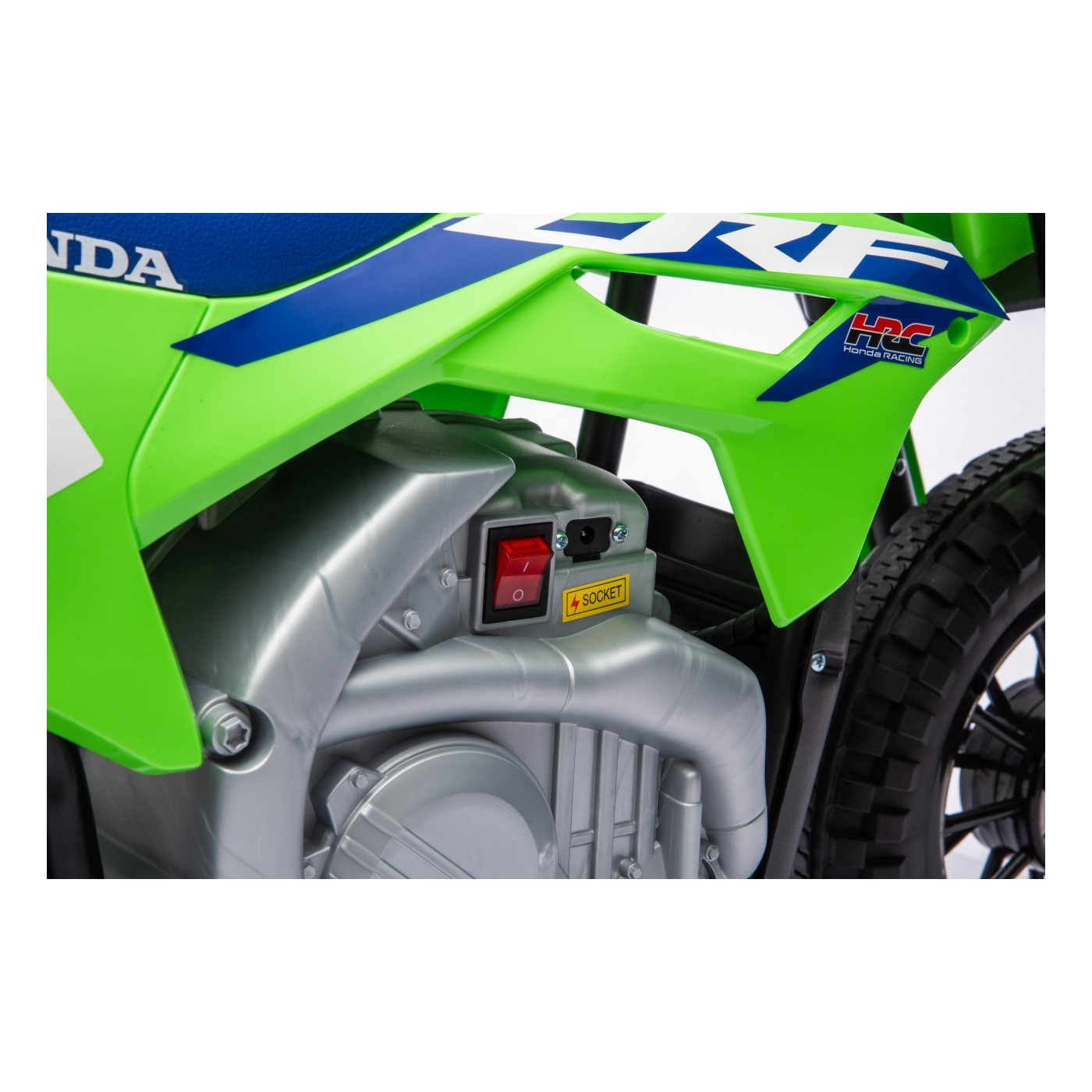 Vehicle Motorcycle HONDA CFR450R Green