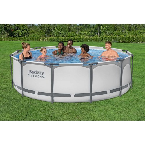 Swimming pool Ceilings 12 ft 366x100 cm SteelPRO 4 in 1 BEST