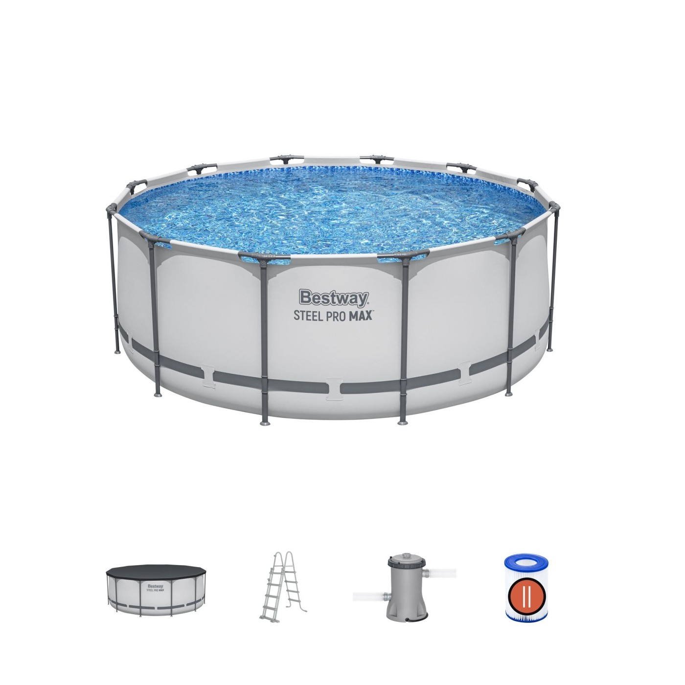 Swimming pool Ceilings 12 ft 366x122 cm SteelPRO universal B