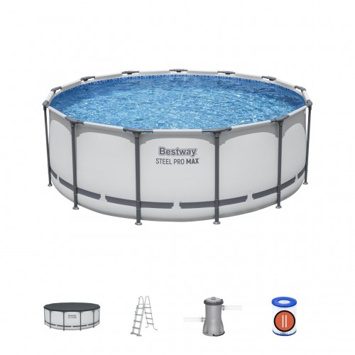 Frame Pool 13 FT 396 x 122 cm Steel Pro Max BESTWAY
