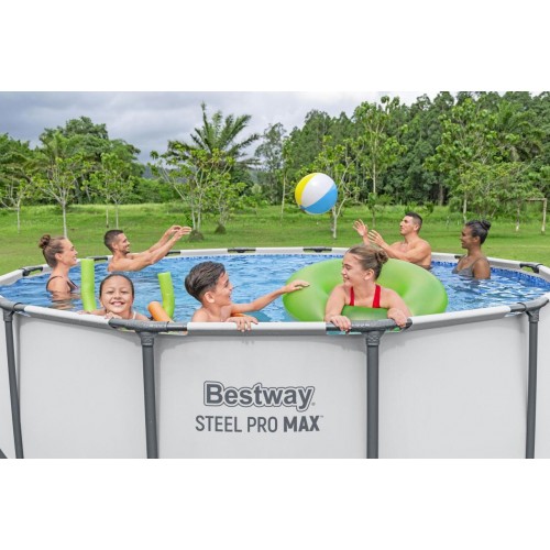 Frame Pool 13 FT 396 x 122 cm Steel Pro Max BESTWAY