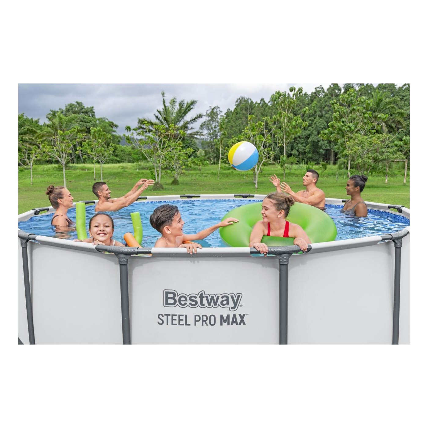Frame Pool 13 FT 396 x 122 cm Steel Pro Max BESTWAY