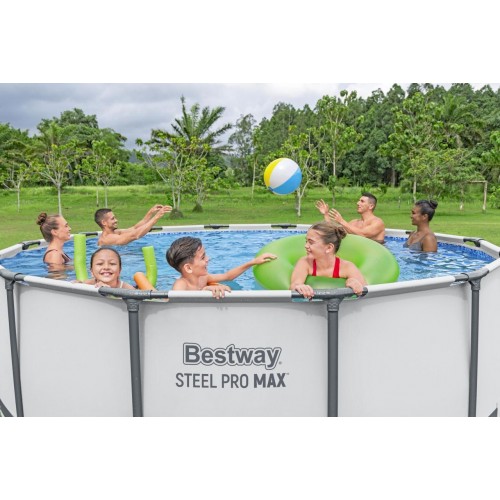 Frame Pool 14 FT 427 x 122 cm STEEL PRO MAX BESTWAY