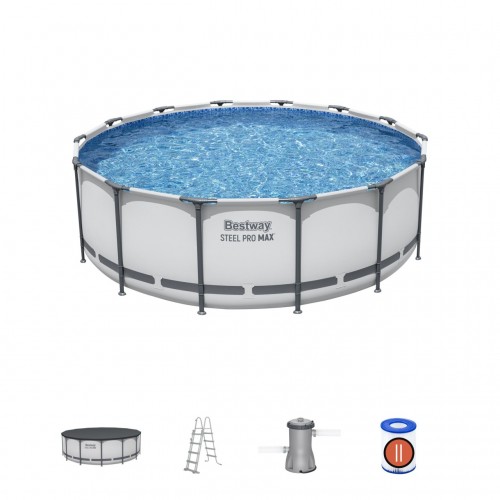 Frame Pool 14 FT 427 x 122 cm STEEL PRO MAX BESTWAY