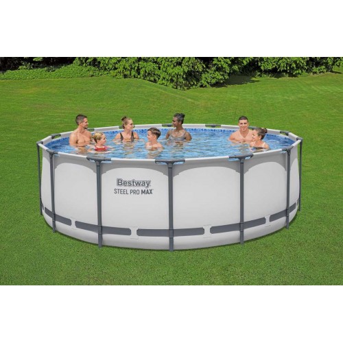 Frame Pool 14 FT 427 x 122 cm STEEL PRO MAX BESTWAY
