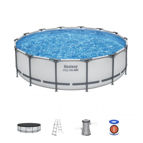 Frame Pool 14 FT 427 x 107 cm Steel Pro Max BESTWAY