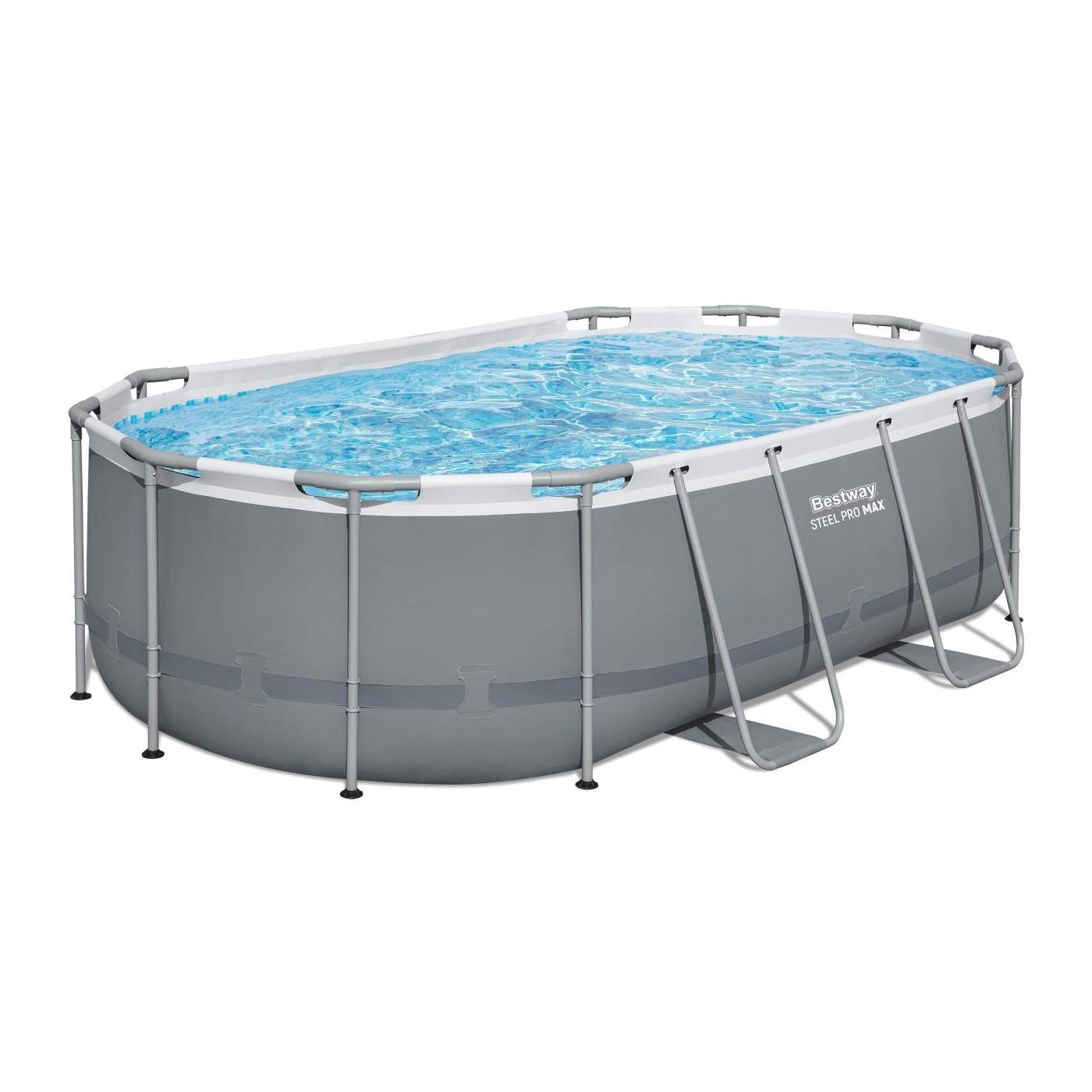 14FT Frame Pool 427x250x100 cm Power Steel