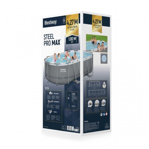 14FT Frame Pool 427x250x100 cm Power Steel