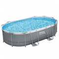 Frame Pool 16 x 10 FT / 488 x 305 x 107 cm Power Steel BESTWAY