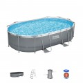 Frame Pool 16 x 10 FT / 488 x 305 x 107 cm Power Steel BESTWAY