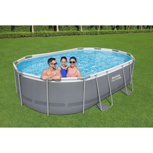 Frame Pool 16 x 10 FT / 488 x 305 x 107 cm Power Steel BESTWAY