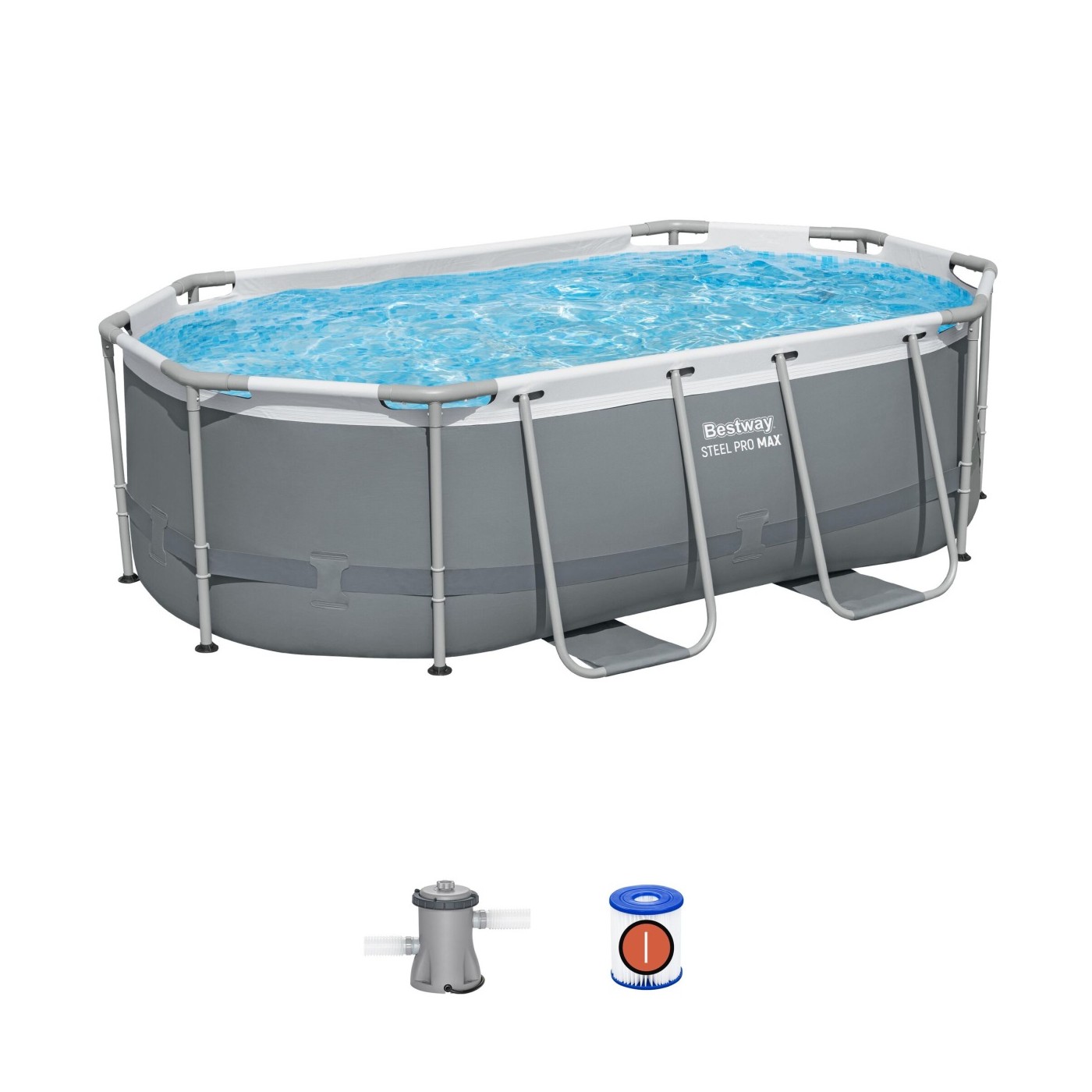 Frame Pool 10 FT / 305 x 200 x 84 cm Power Steel BESTWAY