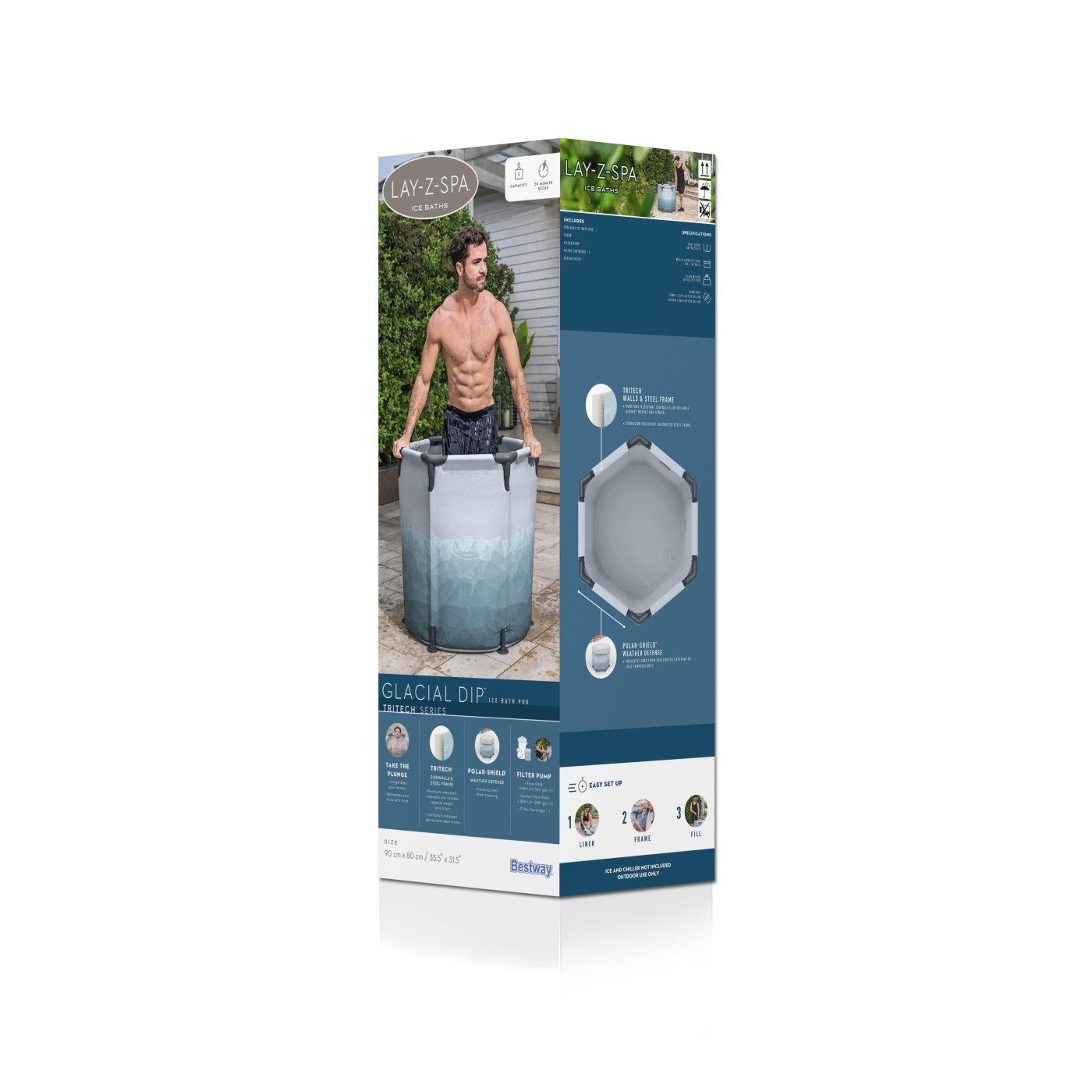 Lay-Z-Spa Glacial Dip Ice Bath Tub