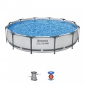 Swimming pool Ceilings 12 ft 366x76 cm SteelPRO 3 in 1 BESTW