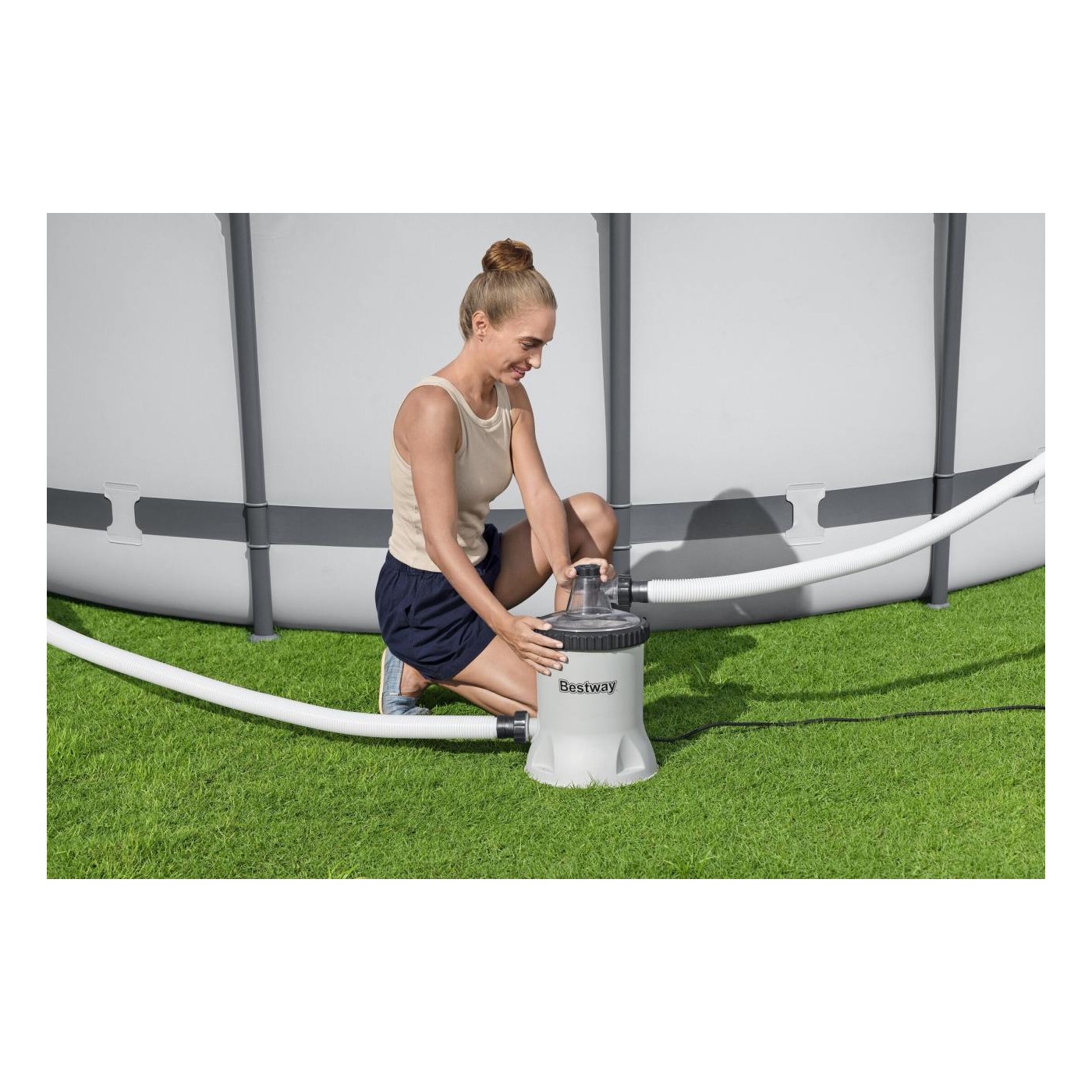 Bestway Polysphere FlowClear 1500gal Filter Cartridge Pump