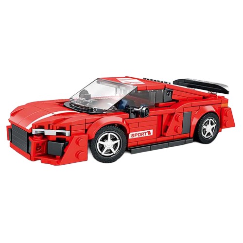 Sports Car Red 373 el Brick Set