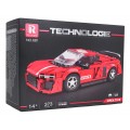Sports Car Red 373 el Brick Set