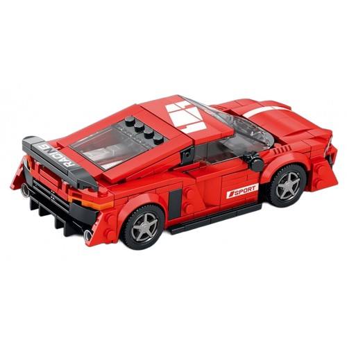 Sports Car Red 373 el Brick Set