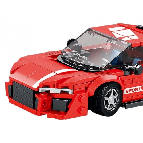 Sports Car Red 373 el Brick Set