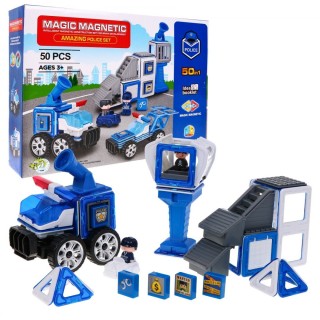 Magical Magnetic Bricks Police stations