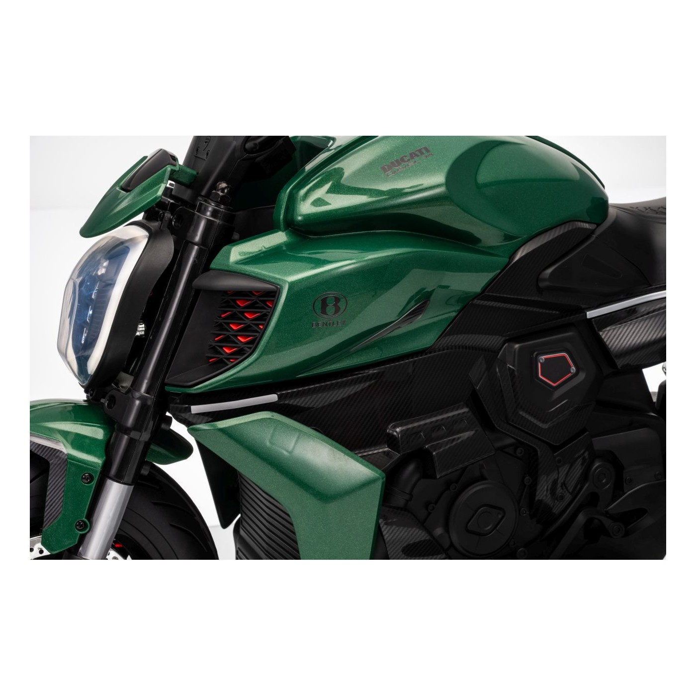 Vehicle Motor Ducati Diavel x Bentley Green