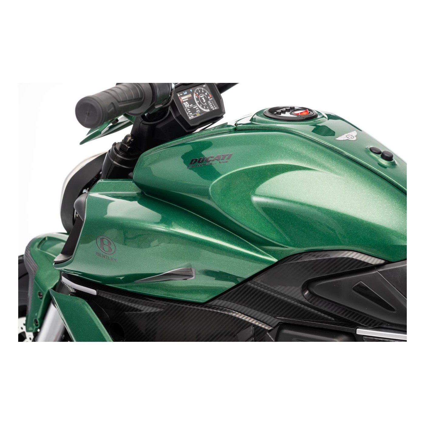 Vehicle Motor Ducati Diavel x Bentley Green