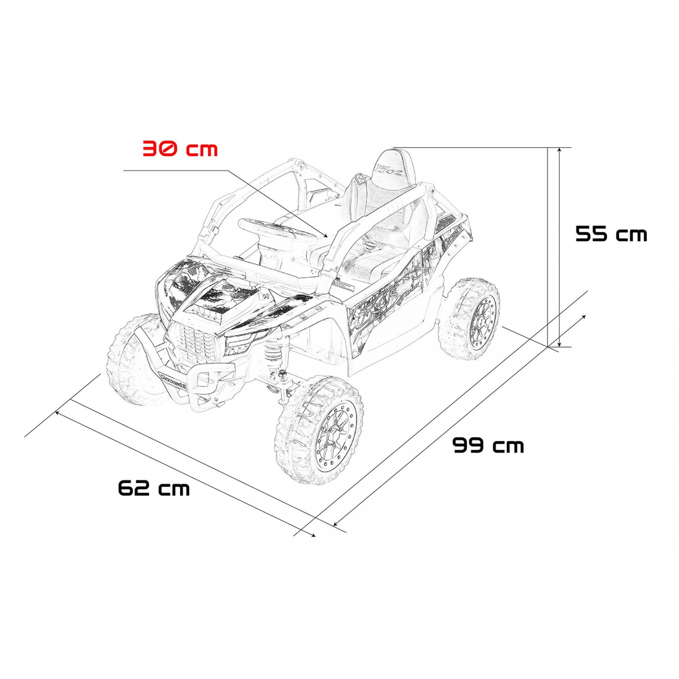 Kawasaki TERYX KRX1000 Black Buggy