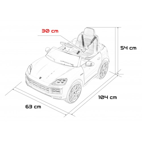 Vehicle Porsche Cayenne Red
