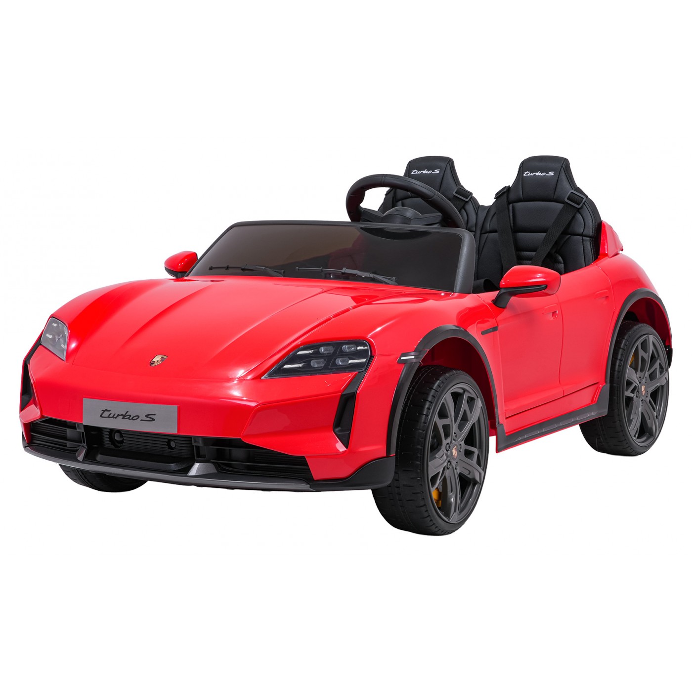 Vehicle Porsche Taycan Turbo S Red