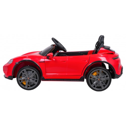 Vehicle Porsche Taycan Turbo S Red