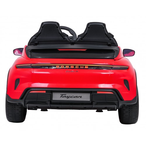 Vehicle Porsche Taycan Turbo S Red