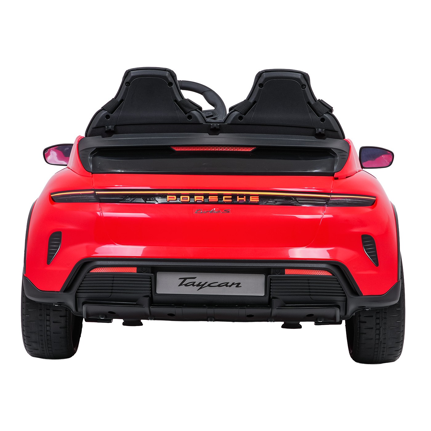 Vehicle Porsche Taycan Turbo S Red