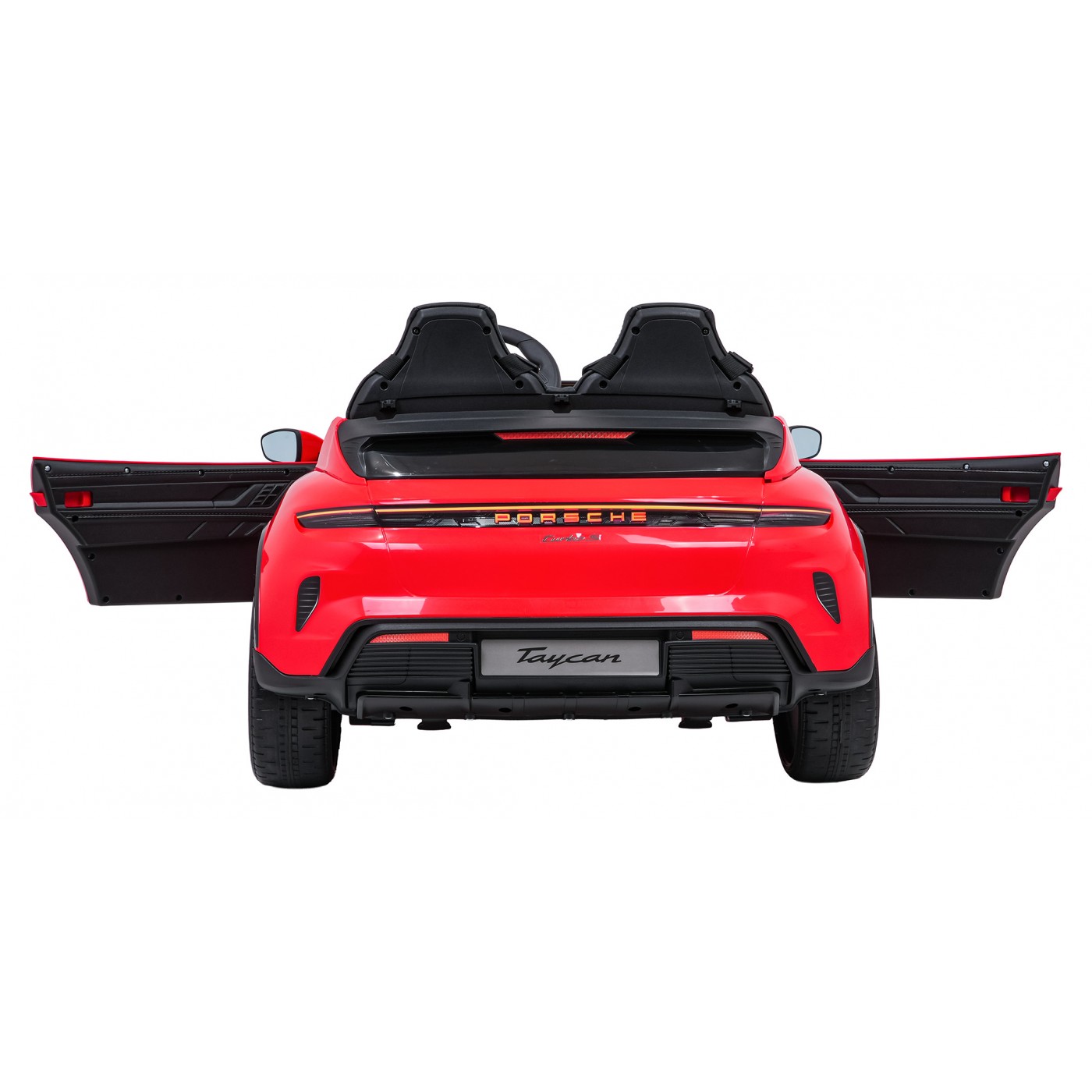 Vehicle Porsche Taycan Turbo S Red