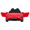 Vehicle Porsche Taycan Turbo S Red