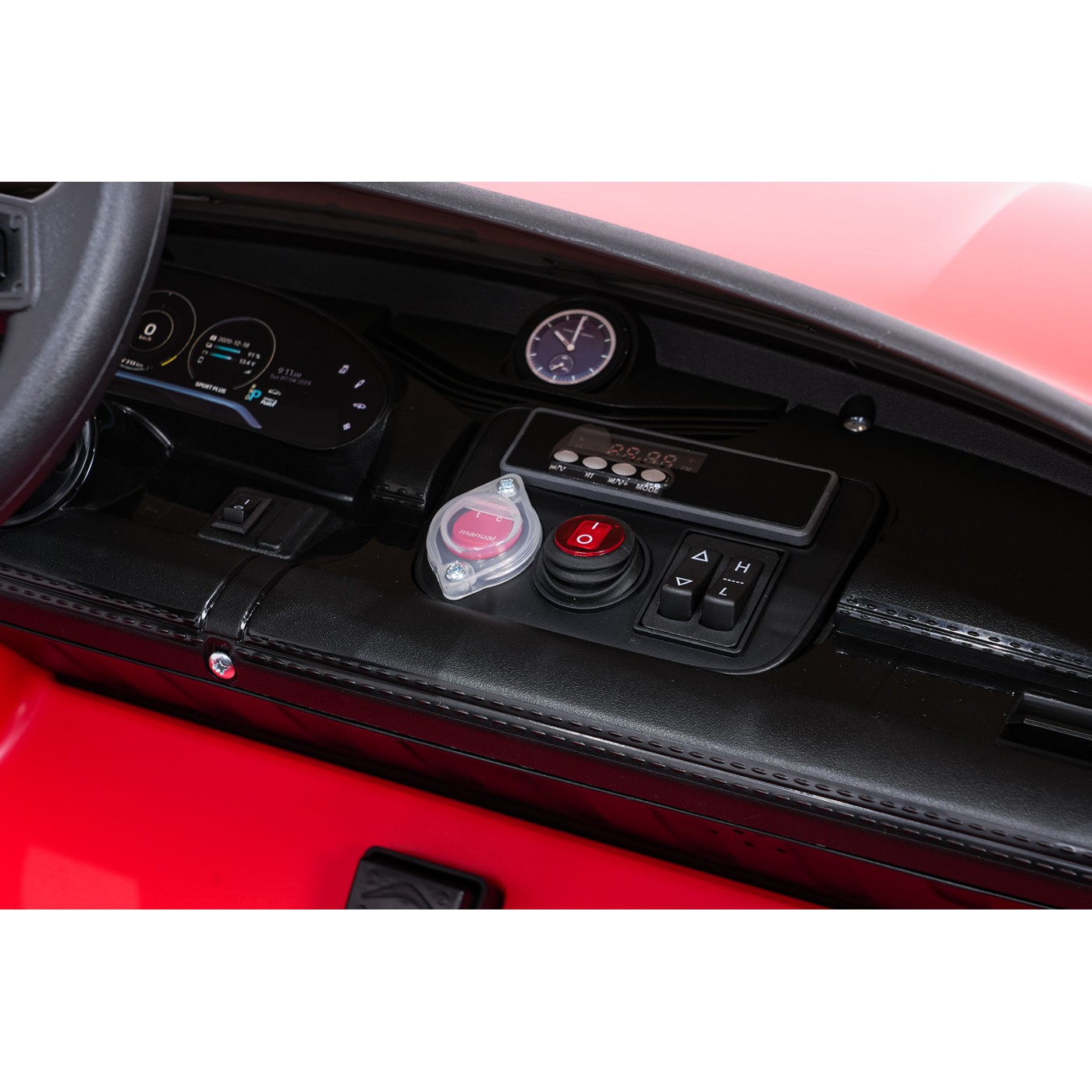 Vehicle Porsche Taycan Turbo S Red