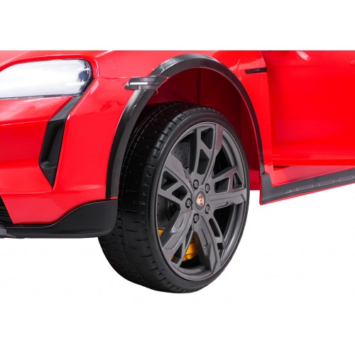 Vehicle Porsche Taycan Turbo S Red