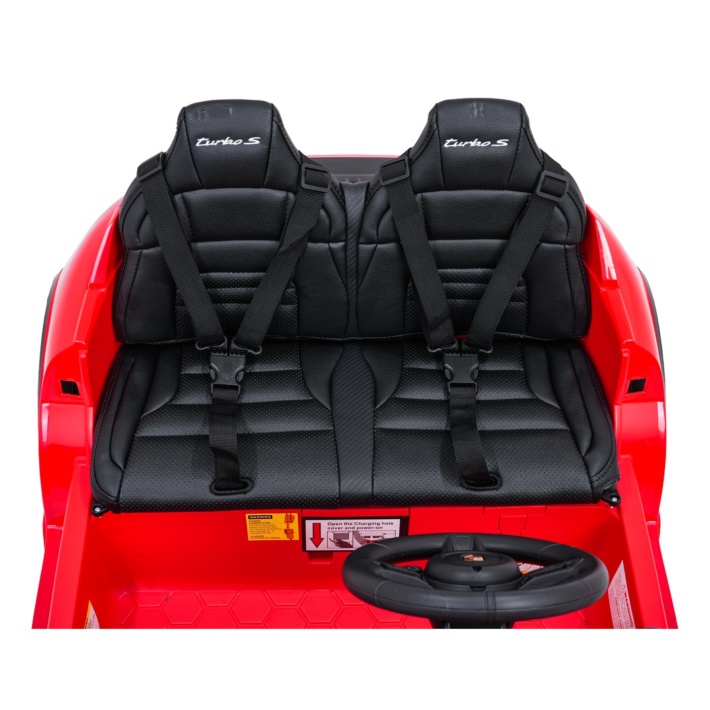 Vehicle Porsche Taycan Turbo S Red